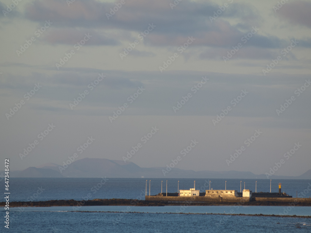 Fototapeta premium Die spanische Insel Lanzarote