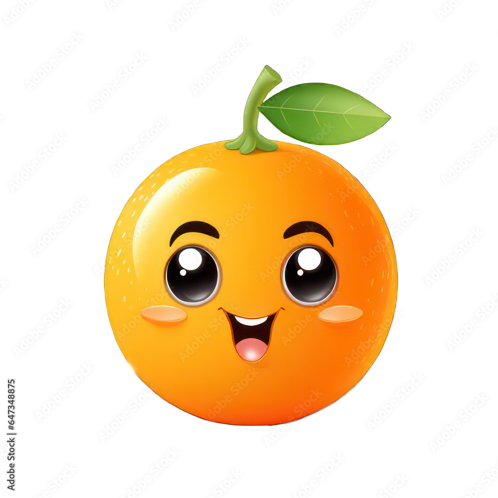 Cartoon orange