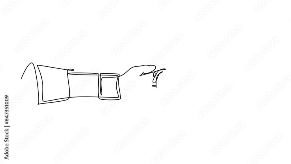 Animated self drawing of continuous line draw gesture of father giving hand to his child. Parenting motherhood loving care. Happy and lovely family parental concept. Full length single line animation Animated self drawing of continuous line draw gesture of father giving hand to his child. Parenting motherhood loving care. Happy and lovely family parental concept. Full length single line animation