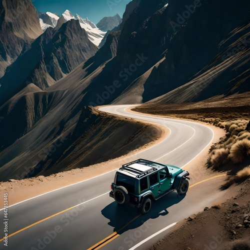 car on the road