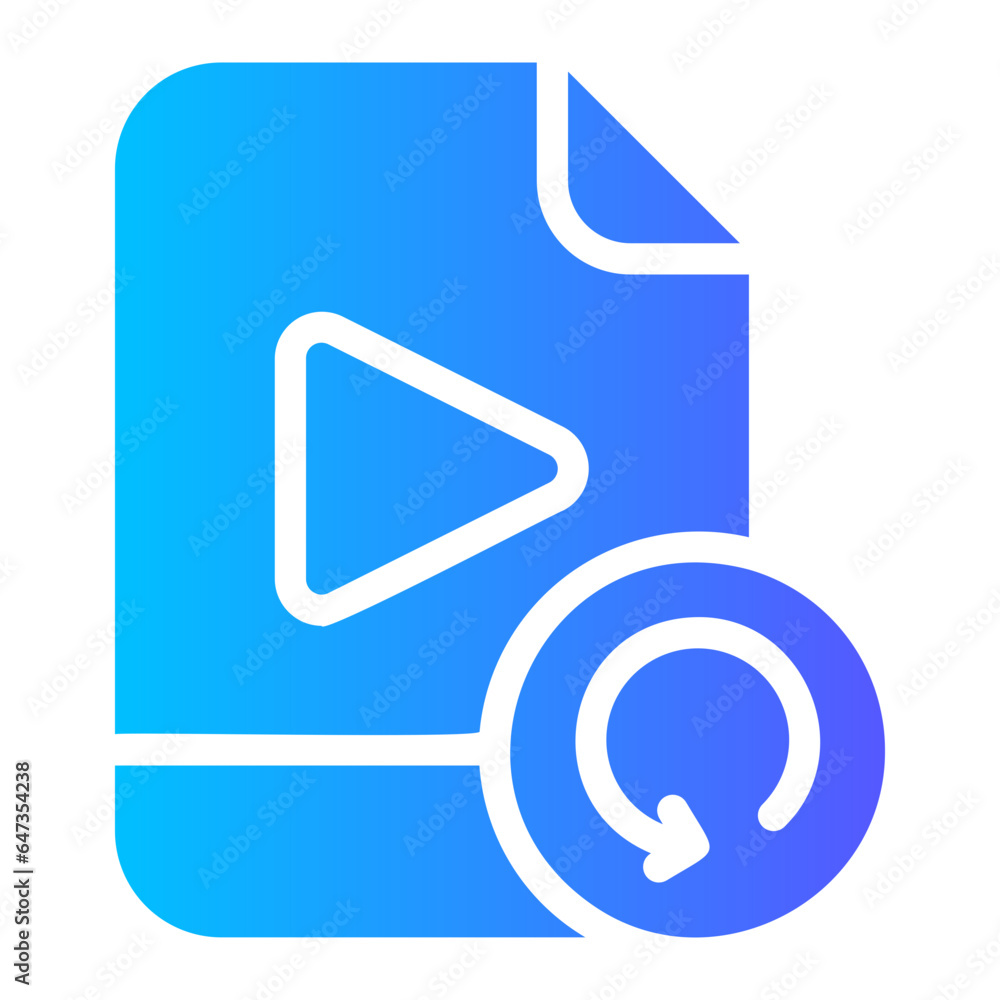 video gradient icon video gradient icon