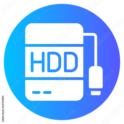 hdd gradient icon