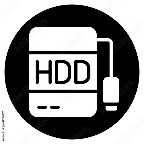 hdd glyph icon