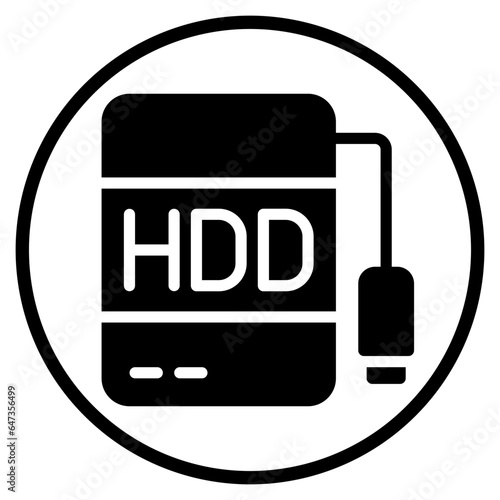 hdd glyph icon
