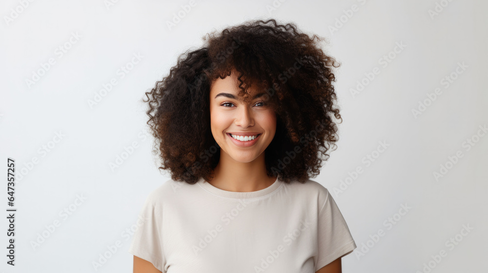 Black Woman smiling Generative Ai Black Woman smiling Generative Ai