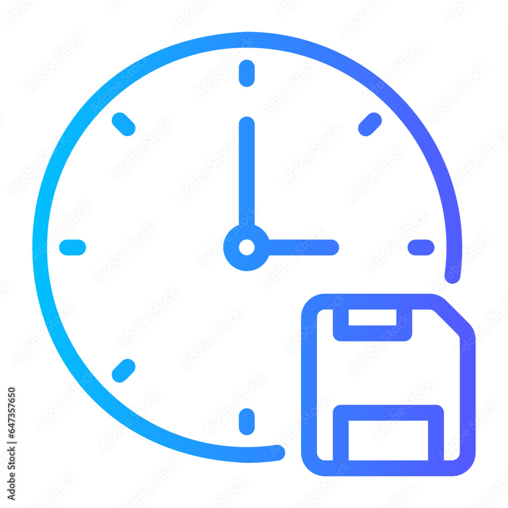 floppy disk gradient icon