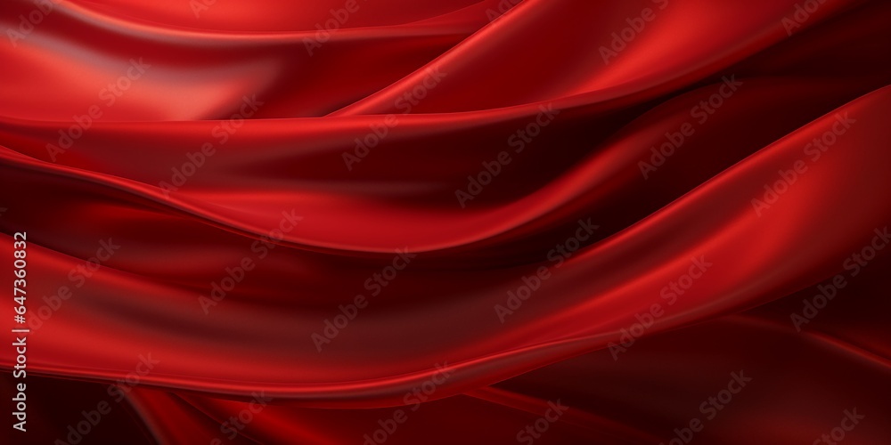 Obraz premium red satin fabric