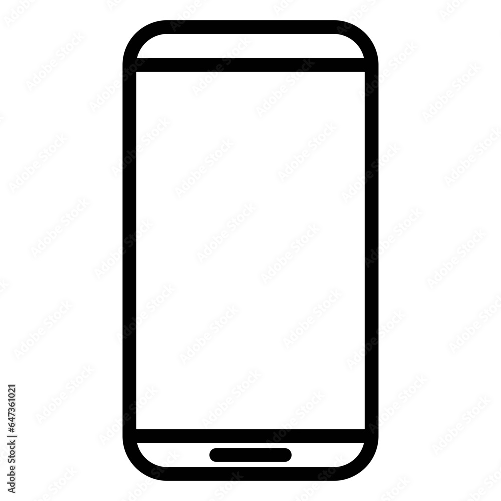mobile phone icon vector logo illustration in flat style mobile phone icon vector logo illustration in flat style