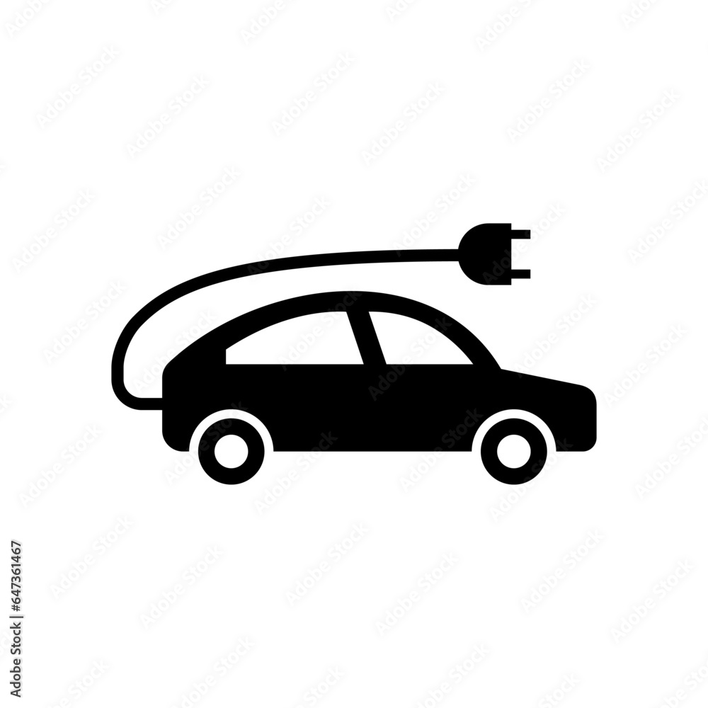 Electric Vehicle Charging Station Icon