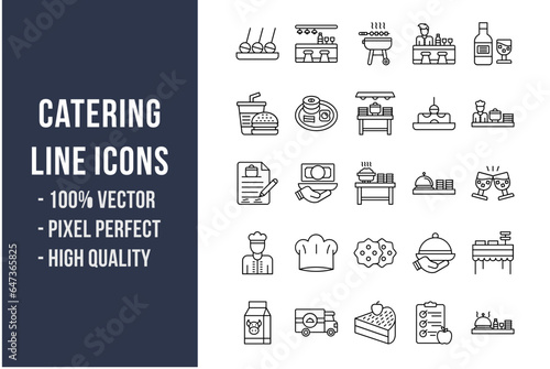 Catering Line Icons