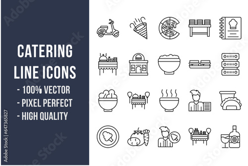 Catering Line Icons