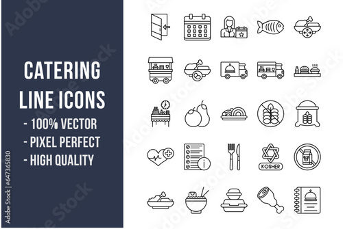 Catering Line Icons