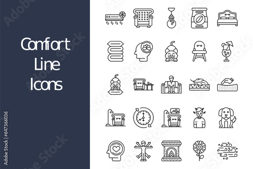 Comfort Line Icons