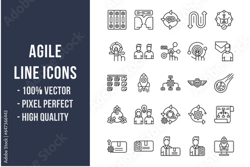 Agile Line Icons