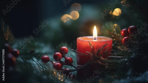 Weihnachts Kerze Christkind Weihnachten Heilige Licht Festlich AI 