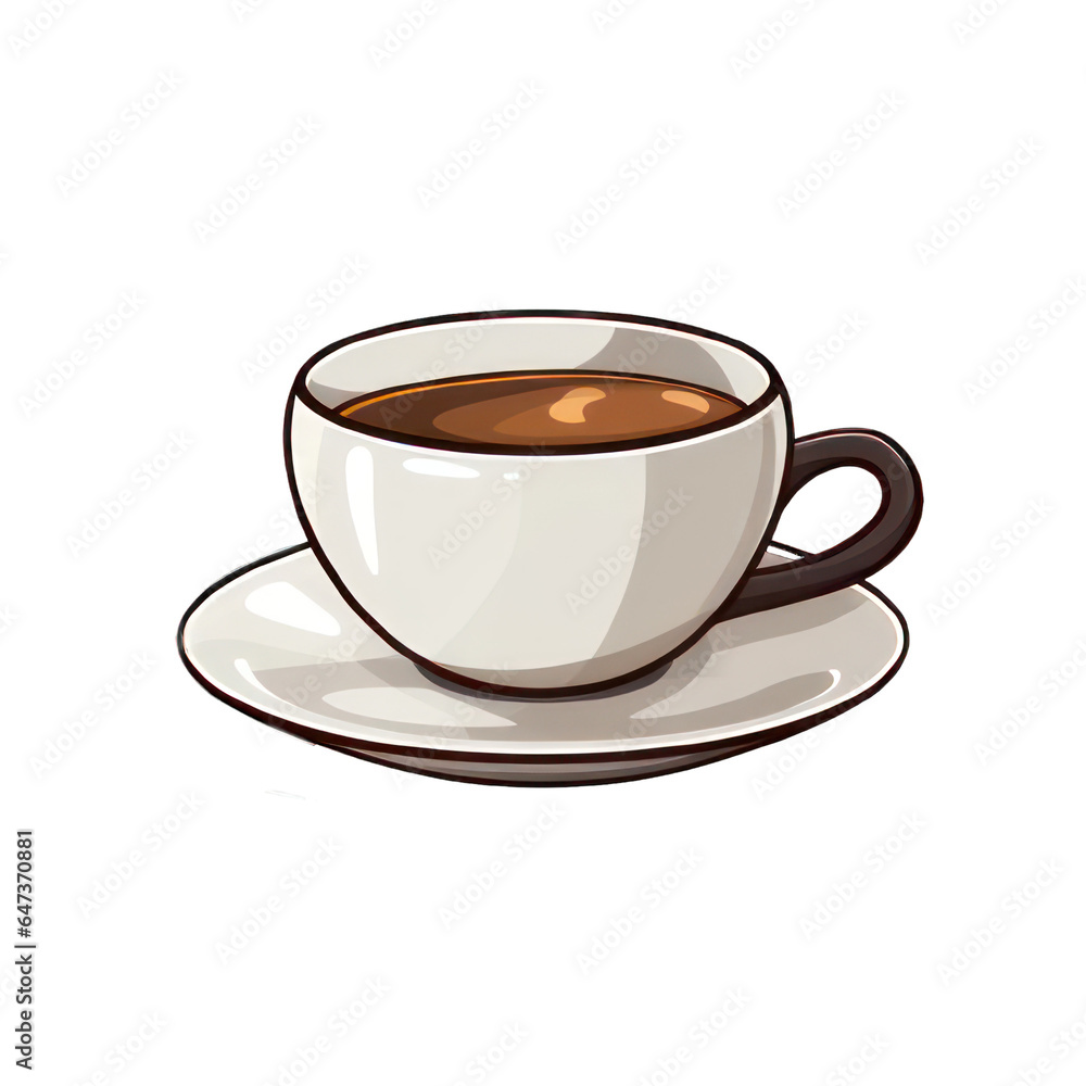Obraz premium coffee cartoon