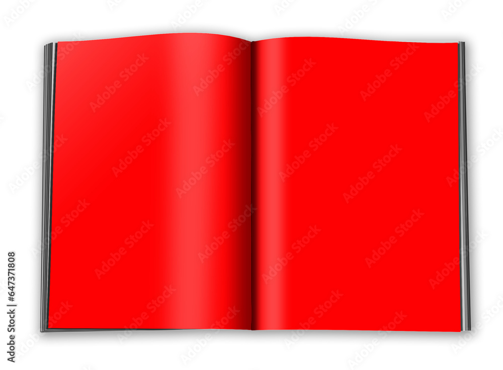 Red magazine blank template for presentation layouts and design. Red magazine blank template for presentation layouts and design.