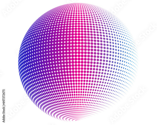 abstract disco ball