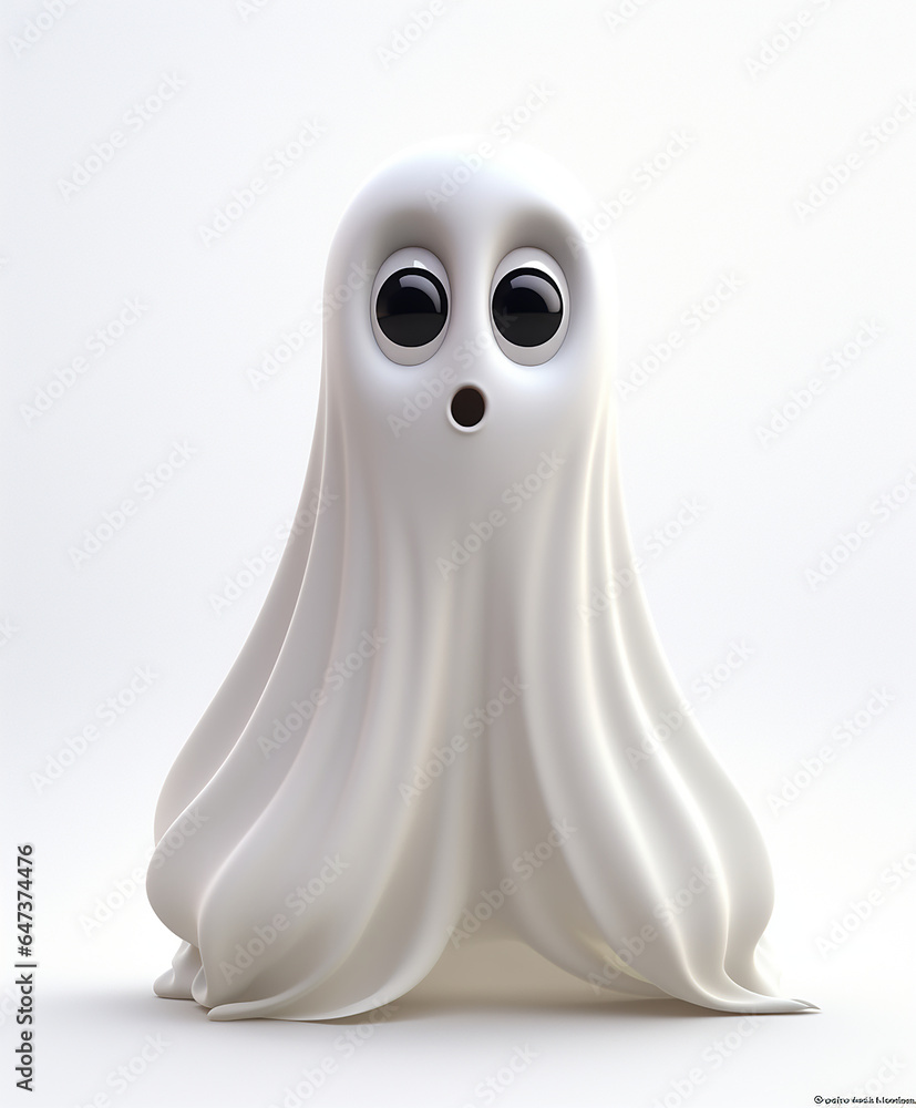 cute 3D ghost, Halloween cute 3D ghost, Halloween