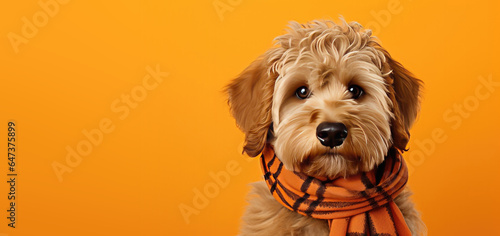 Cute Doodle Dog Dressed in ...