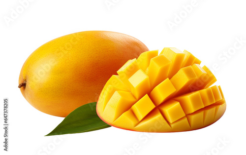 Mango on White Transparent Background