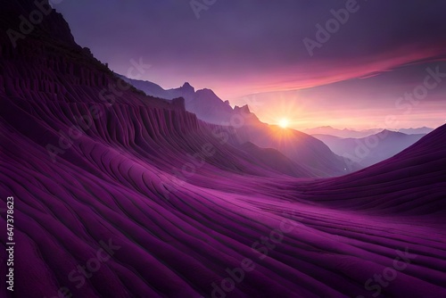 sunrise in the mountains © Ai Creatives