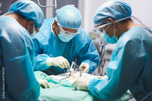 surgeons in operation