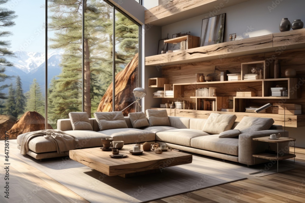 cozy living room with light natural materials cozy living room with light natural materials