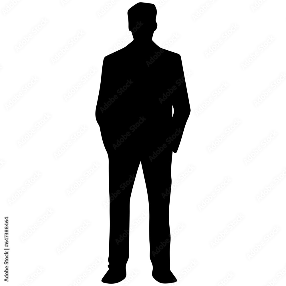 man standing figure silhouette illustration