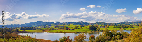 Niedersonthofener See - Kempten - Allgäu - Panorama - Herbst - Herzmanns