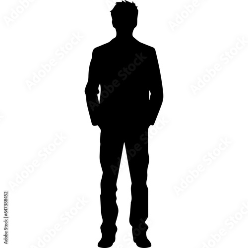 man standing figure silhouette illustration