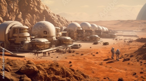 Mars space research station