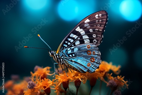 Kaleidoscopic Wings: Capturing the Magic of Butterflies - AI Generated © AnimalAI