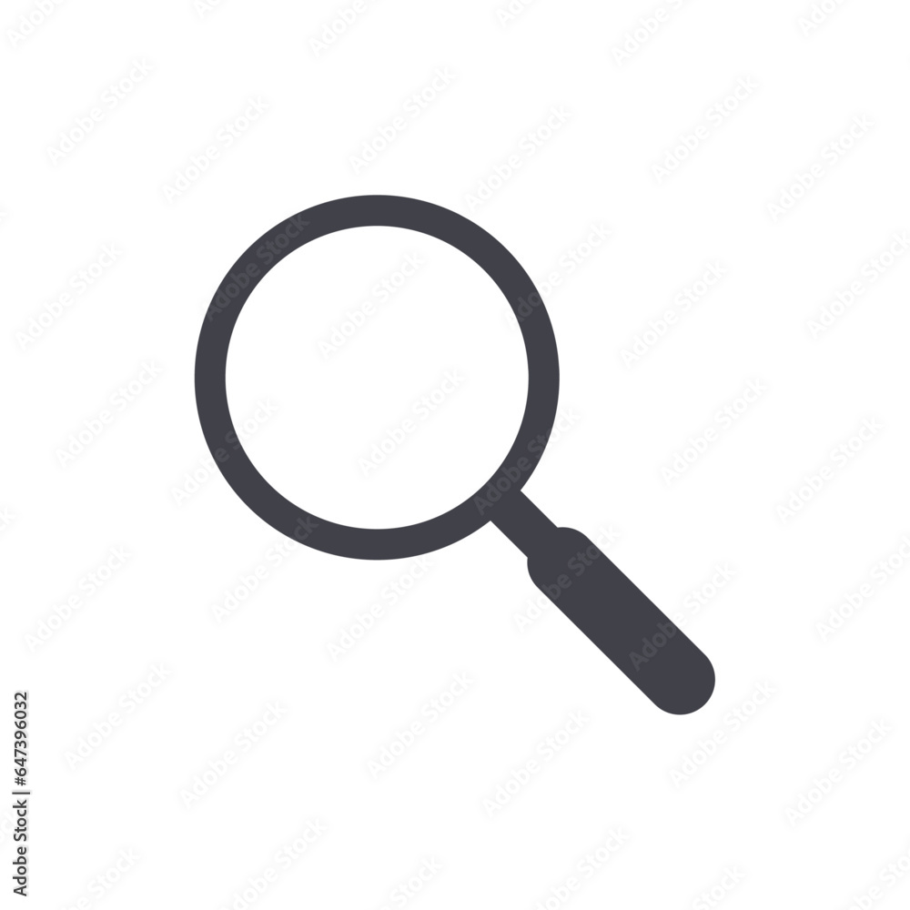 Magnify icon. Search icon vector. Magnifier icon symbol illustration Magnify icon. Search icon vector. Magnifier icon symbol illustration
