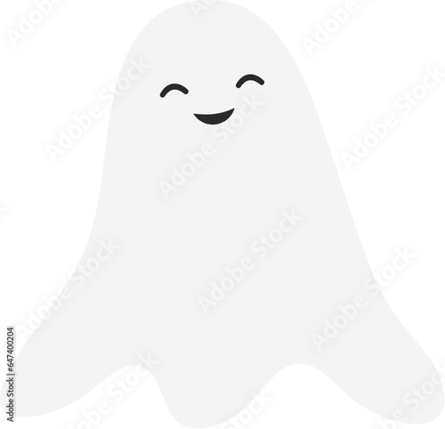 Halloween ghost cartoon character