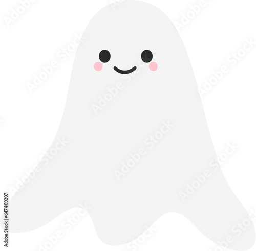 Halloween ghost cartoon character