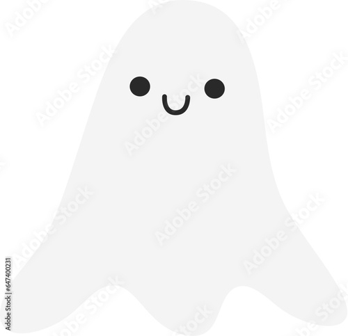 Halloween ghost cartoon character