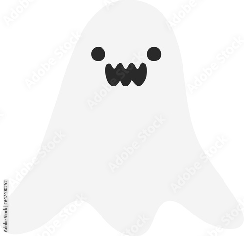 Halloween ghost cartoon character