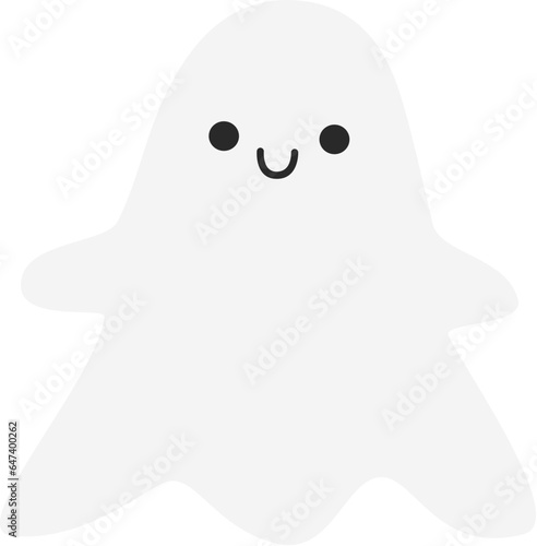 Halloween ghost cartoon character