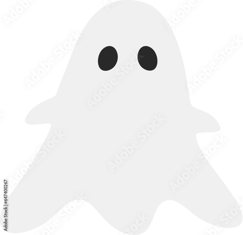 Halloween ghost cartoon character