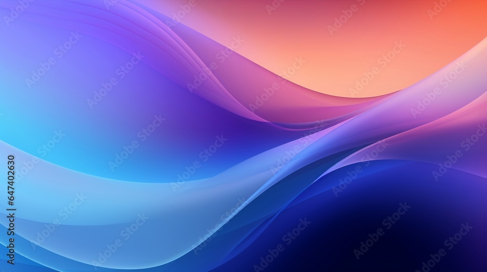 Abstract 3d colorful dynamic wave background, modern and trendy flowing wave backdrop wallpaper