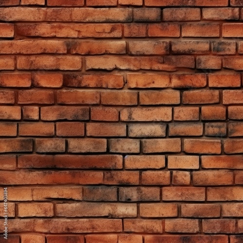 Brick Creative Abstract Photorealistic Texture. Screen Wallpaper. Digiral Art. Abstract Bright Surface Square Background. Ai Generated Vibrant Texture Pattern.
