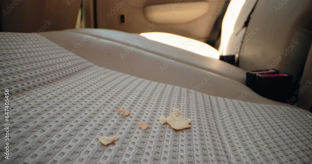 Meticulous Car Seat Cleaning: Removing Every Speck of Dirt Through Close-up Vacuuming. High quality 4k footage Meticulous Car Seat Cleaning: Removing Every Speck of Dirt Through Close-up Vacuuming. High quality 4k footage