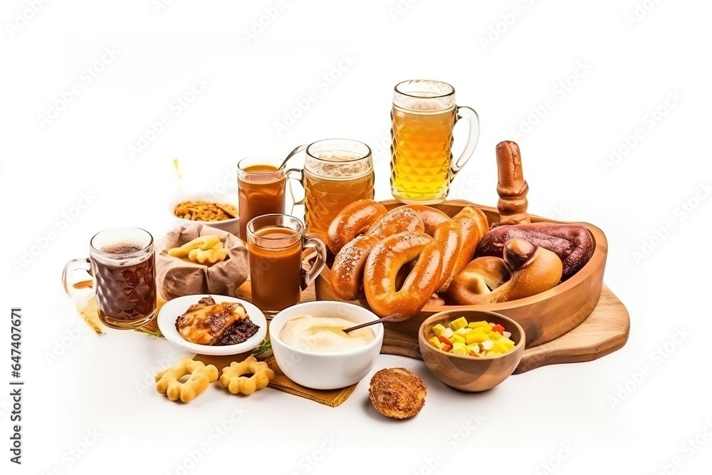 Oktoberfest Beer Festival Concept. Oktoberfest Beer Festival Background. Oktoberfest Beer Festival Theme. Generative Ai. Oktoberfest Beer Festival Concept. Oktoberfest Beer Festival Background. Oktoberfest Beer Festival Theme. Generative Ai.
