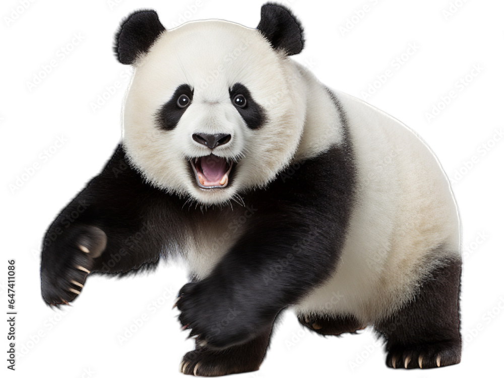 Playful Panda Frolic, Transparent Playful Panda Frolic, Transparent