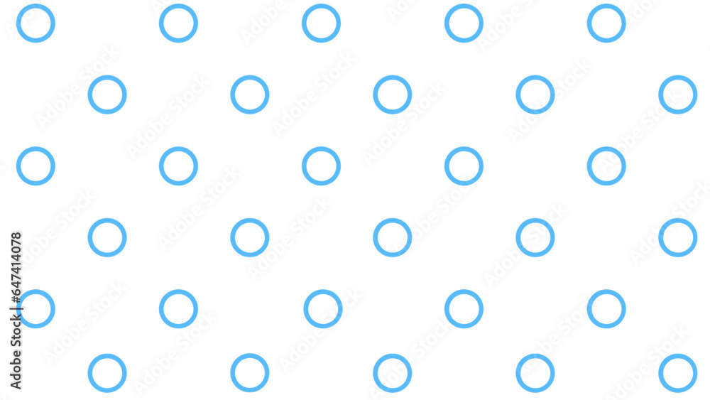 Seamless pattern with blue circle