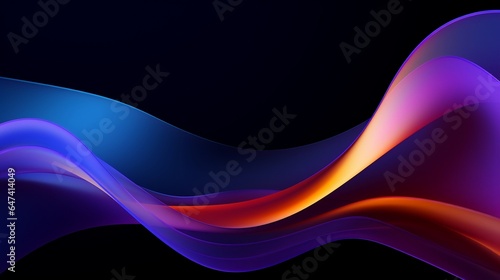 Abstract 3d colorful dynamic wave background, modern and trendy flowing wave backdrop wallpaper