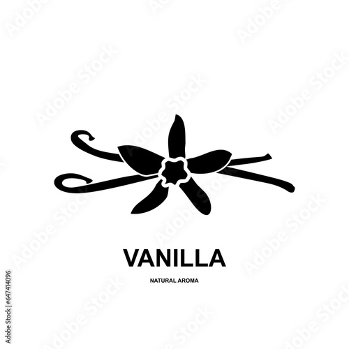 Vanilla Pod Icon, Orchid Bean Sticks, Dry Vanillin Pods, Natural Aroma Dessert Ingredient, Vanilla Planifolia Stick