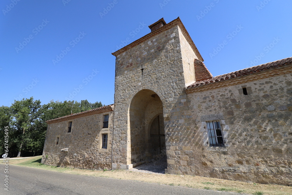 L'abbaye de Flaran, abbaye médiévale, village de Valence sur Baïse, département du Gers, France