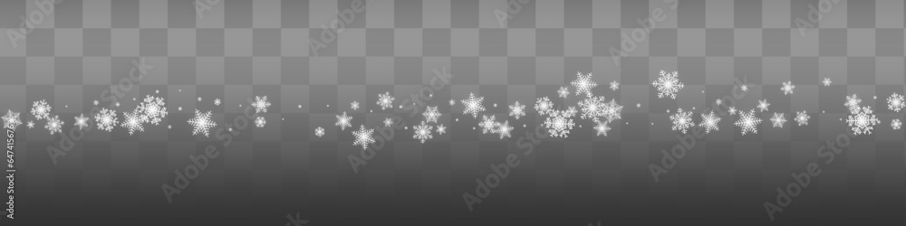Gray Snowfall Vector Red Panoramic Background.